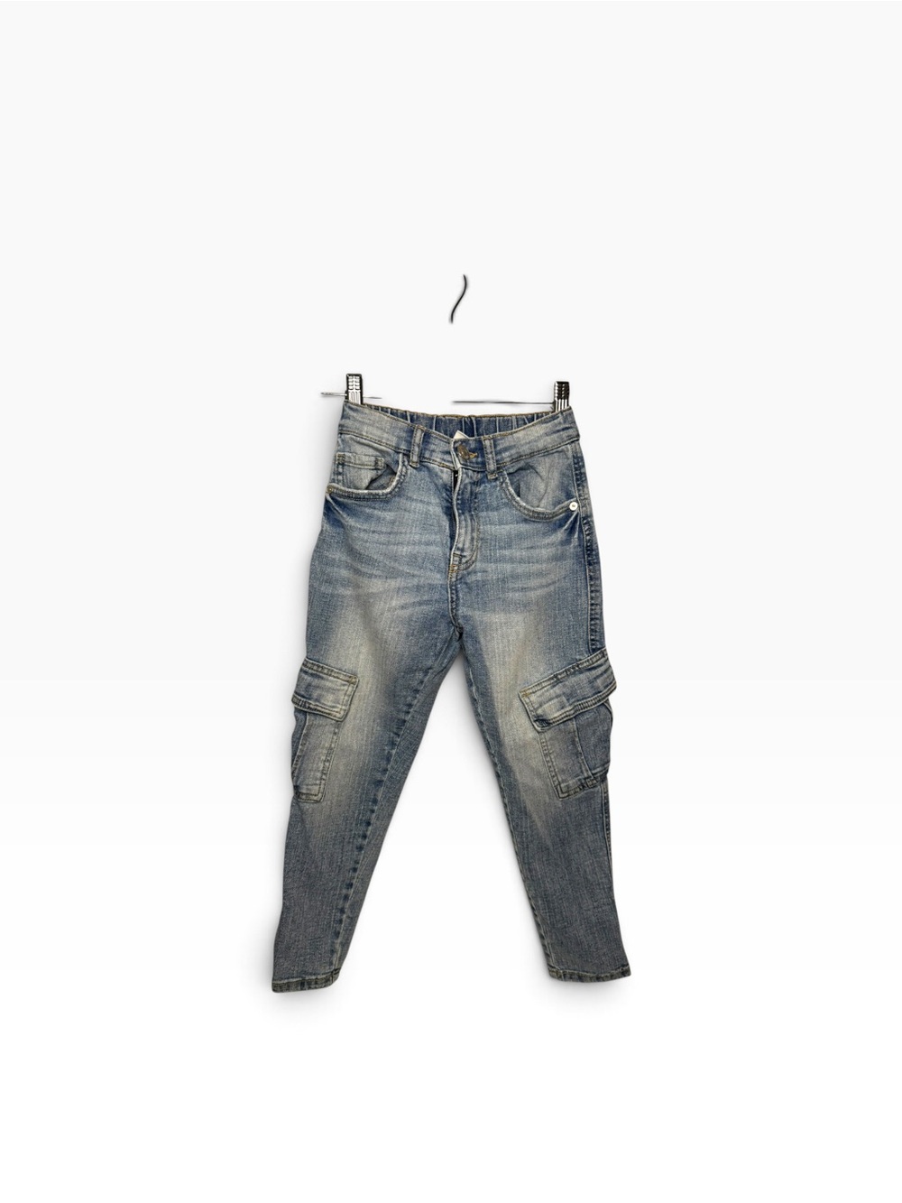 โญ๏ธ 5/$30 Zara Kids Cargo Denim Jeans size 7